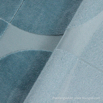 warp rajutan jacquard velvet matt 100%polyester